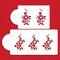 Blossom Spray Cake Stencil Set by Zoe Clark | Cake Decorating Tools | Baking Stencils for Royal Icing, Airbrush, Dusting Powder | Reusable Plastic Food Grade Stencil for Cakes | Easy to Use & Clean Cake Stencil | C971 by Designer Stencils